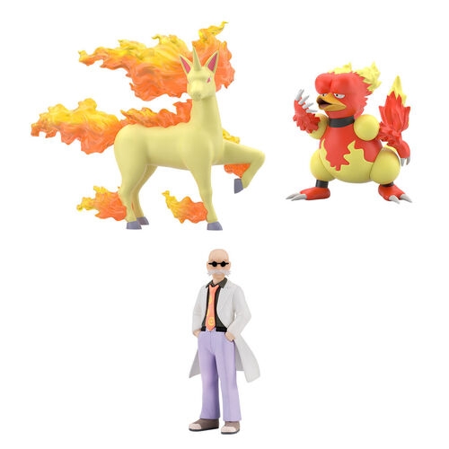 ポケモンスケールワールド　カントー地方　カツラ＆ギャロップ＆ブーバー