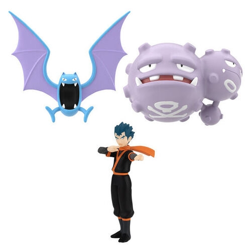 ポケモンスケールワールド　カントー地方　キョウ＆ゴルバット＆マタドガス