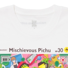 いたずら好きのピチュー Tシャツ (White)SS／S／M／L／XL
