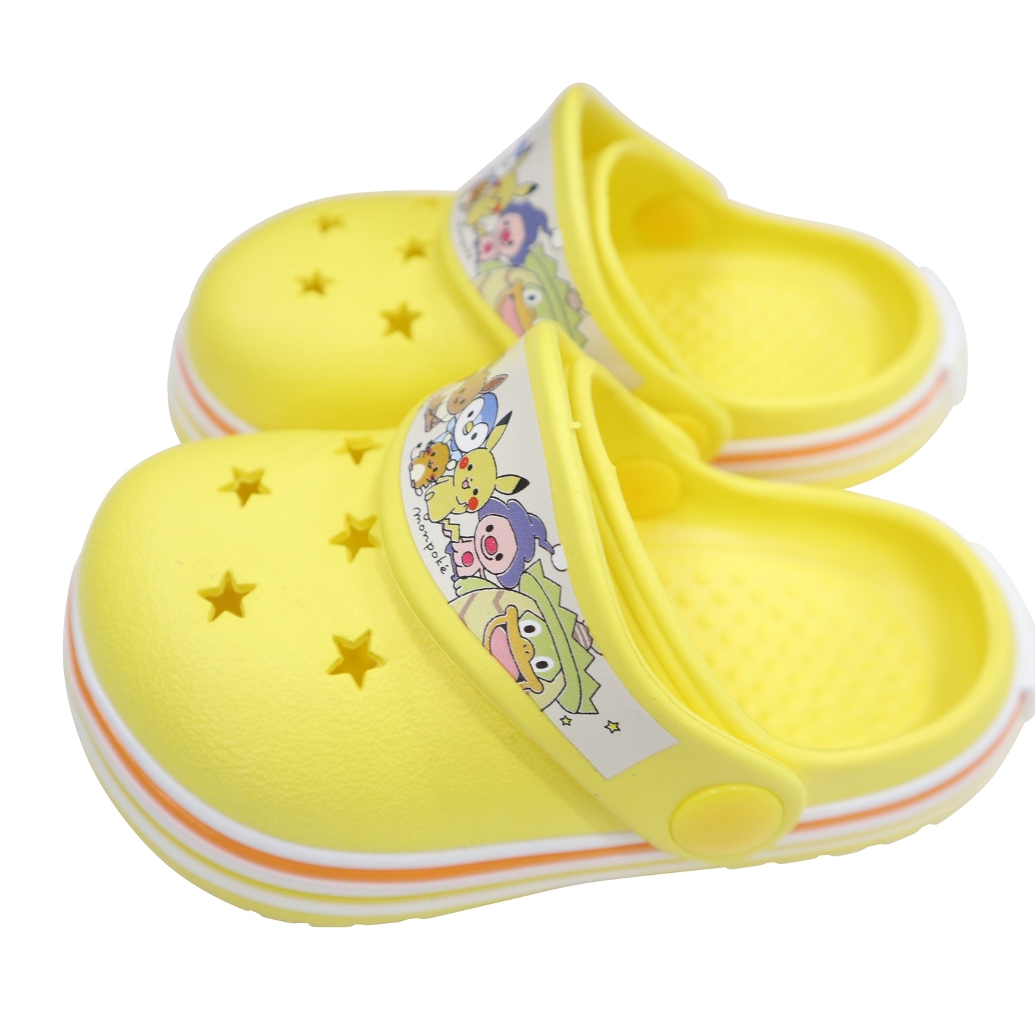 モンポケ　EVAサンダル　イエロー　13cm／14cm／15cm／16cm