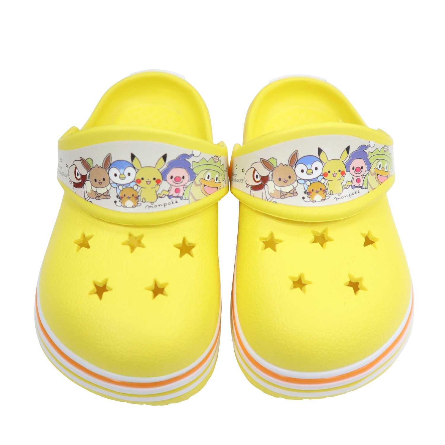 モンポケ　EVAサンダル　イエロー　13cm／14cm／15cm／16cm