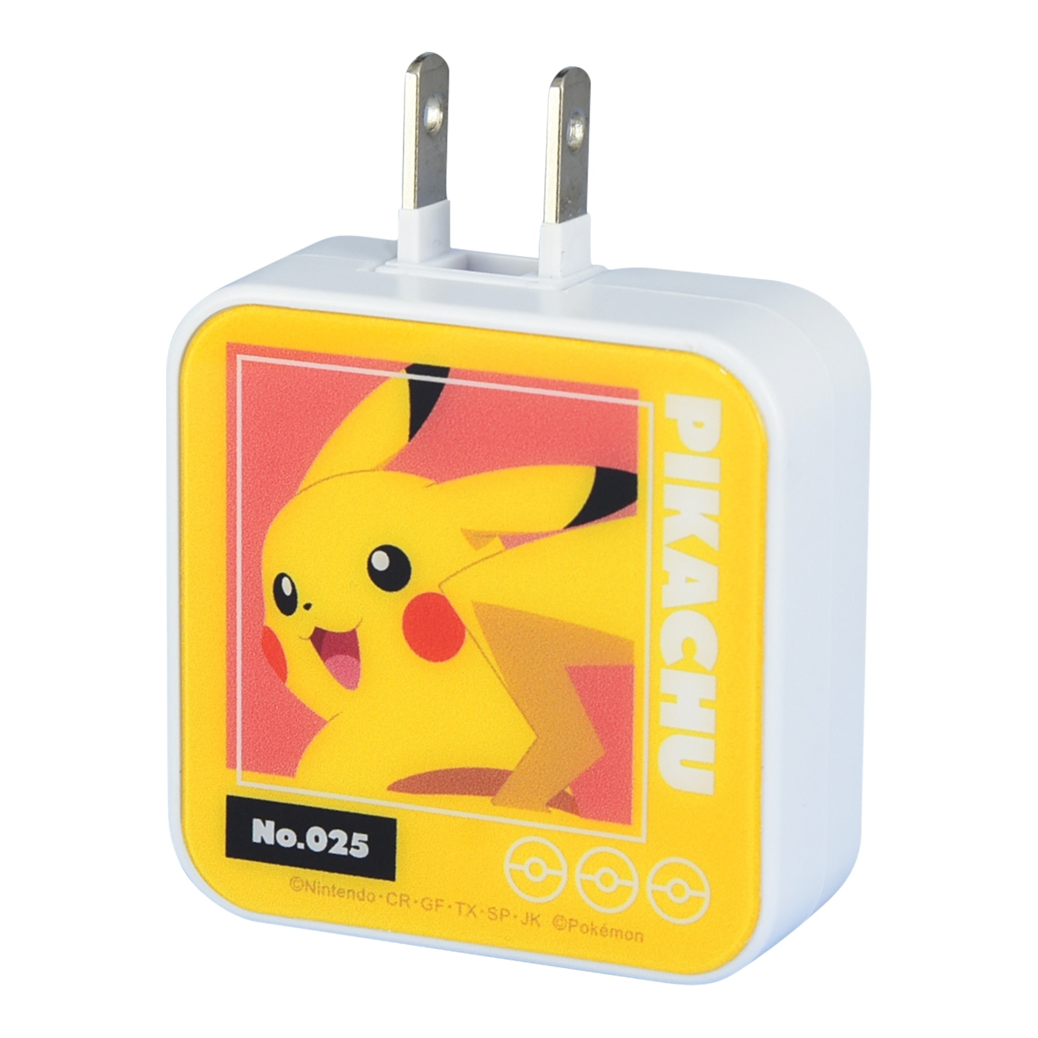 USB/USB Type-C ACアダプタ ピカチュウ 815A ｜【公式】ポケモン