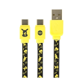USB Type-C対応　同期＆充電ケーブル　ピカチュウ　824A