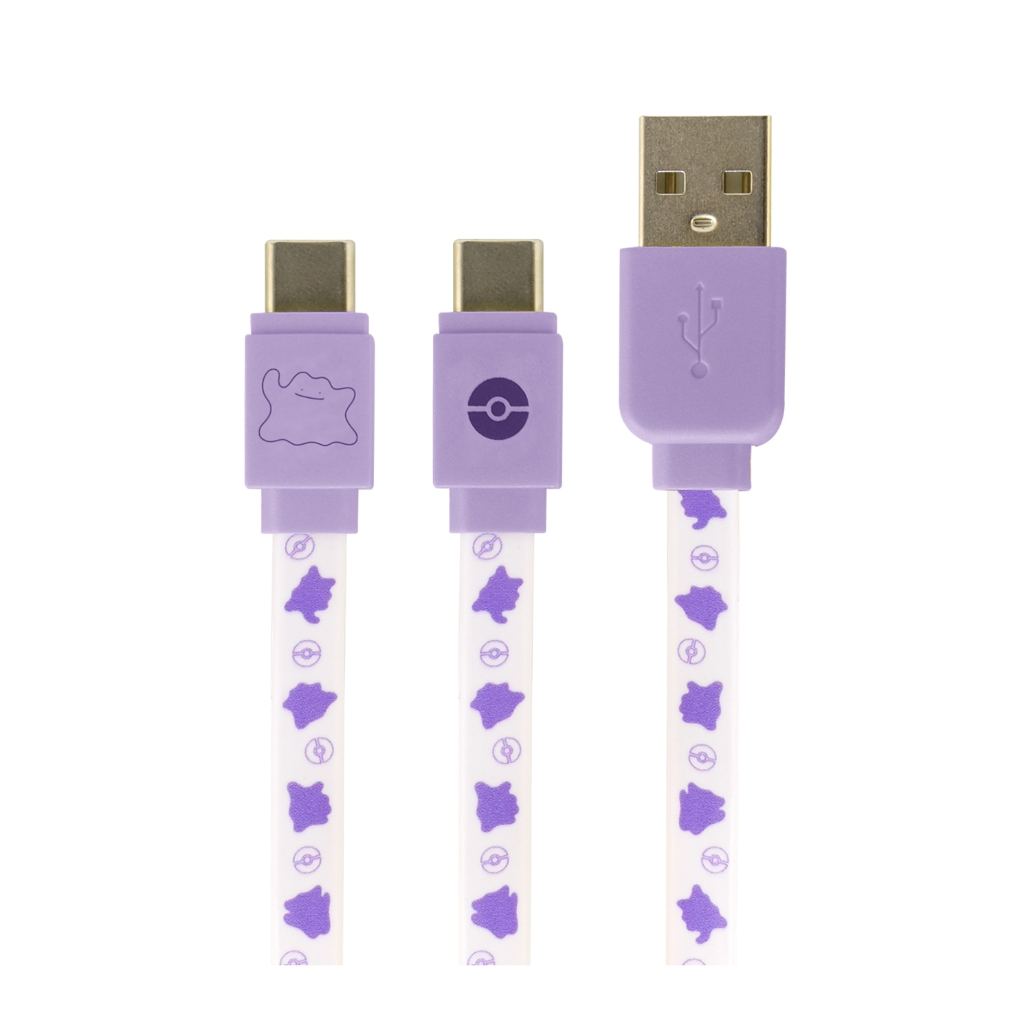 USB Type-C対応 同期＆充電ケーブル メタモン 824B ｜【公式】ポケモン