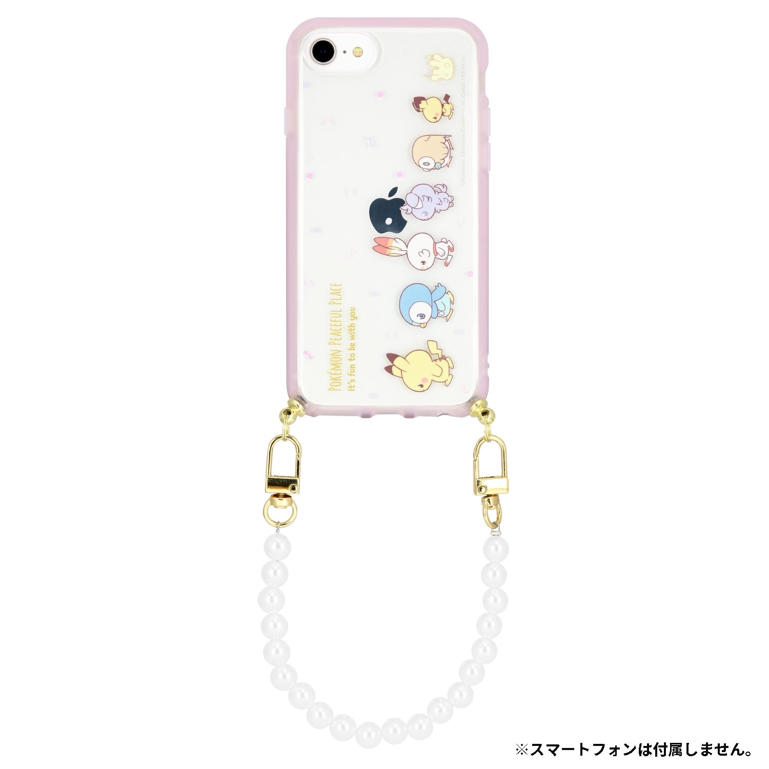 ポケピース IIIIfit Strap_Pearl iPhoneSE(第3/第2世代)/8/7 ポケピース IIIIfit Strap_Pearl iPhoneSE(第3/第2世代)/8/7