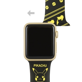 Apple Watch 41/40/38mm対応シリコンバンド　ピカチュウ　844A