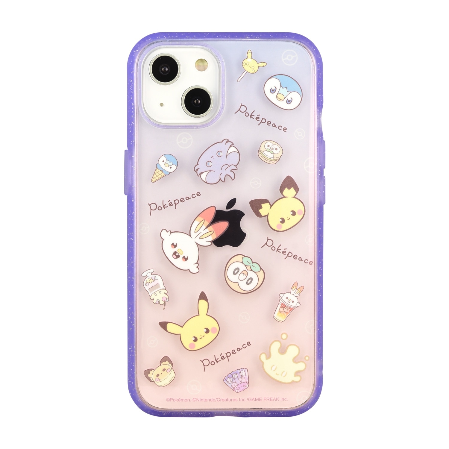 ポケピース IIIIfit Clear iPhone 14/13対応ケース パープル ｜【公式