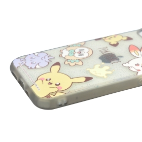 ポケピース IIIIfit Clear iPhone 14/13対応ケース グレージュ