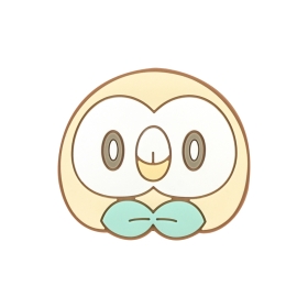ポケピース　ダイカットソフトPOCOPOCO　モクロー