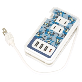 USB/USB Type-C付きACタップ ルカリオ