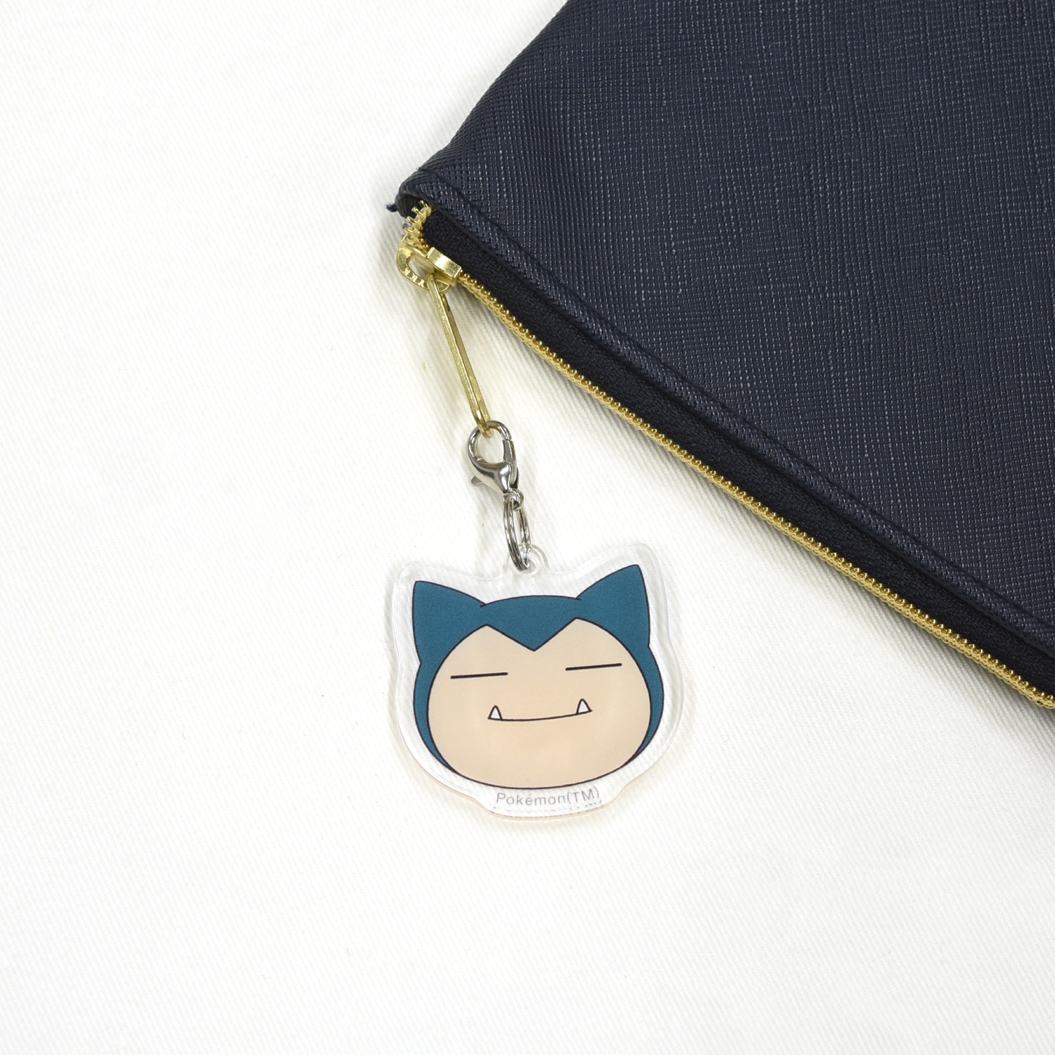 カビゴン系列　バラ売り可能 ポケットモンスター カビゴン ラバーリールキーホルダー (まんぷく