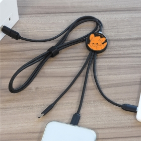 フラッシュマルチ充電ケーブル パモ