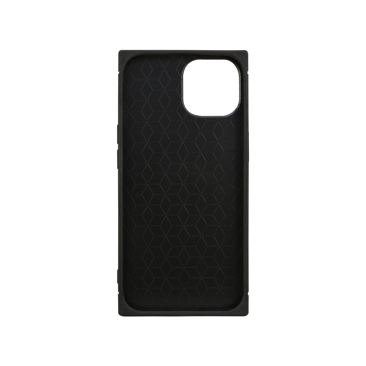 iPhone15/14/13対応スクエアガラスケース　オレンジ