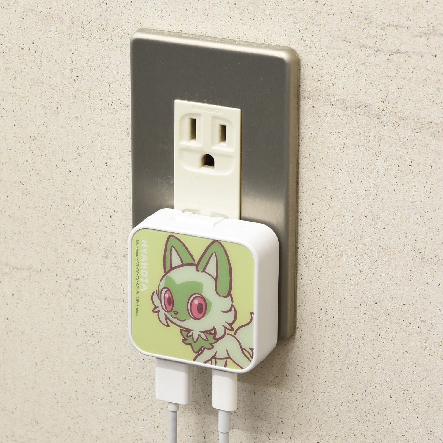 USB/USB Type-C ACアダプタ ニャオハ