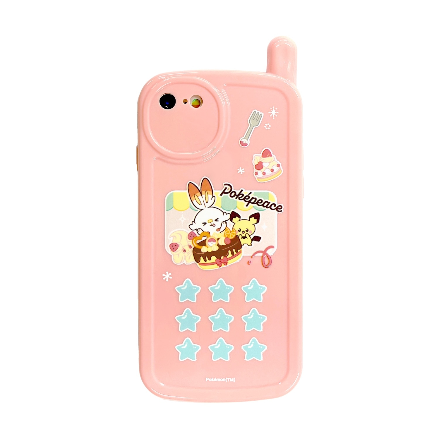 ポケピース iPhoneSE（第3世代/第2世代）8/7対応レトロガラケー