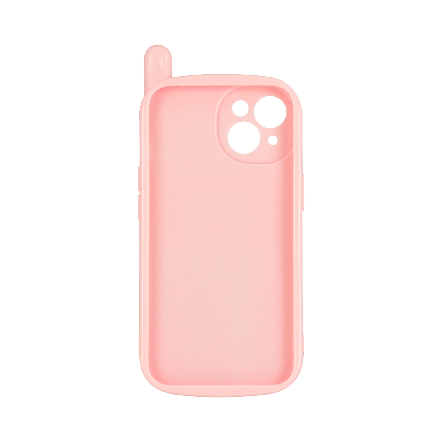 ポケピース　iPhone15/14対応レトロガラケー風ケース　ピンク