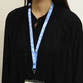 ネックストラップ　ブルー