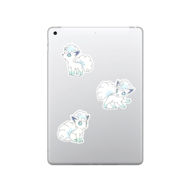 ポケモンセンター　アローラロコン　クリアポストカード　コースター　ステッカー モバイルステッカー アローラロコン ｜【公式】ポケモンセンターオンライン