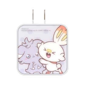 ポケピース USB/USB Type-C ACアダプタ ニャスパー&ヒバニー