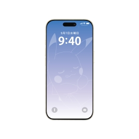 iPhone16/15/15Pro/14/14Pro/13/13Pro対応ガラススクリーンプロテクター ピカチュウ