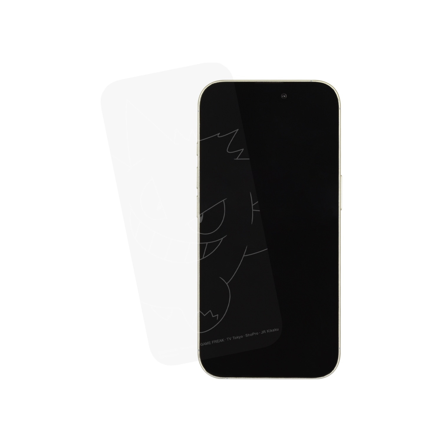 iPhone16/15/15Pro/14/14Pro/13/13Pro対応ガラススクリーンプロテクター　ゲンガー