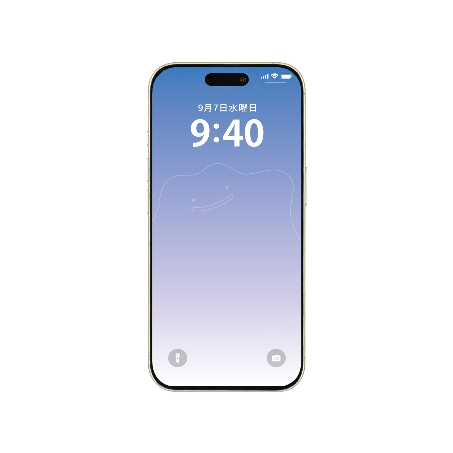 iPhone16/15/15Pro/14/14Pro/13/13Pro対応ガラススクリーンプロテクター　メタモン