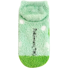 もっこもこ靴下　ニャオハ　ドット　ジュニア（15～21cm）