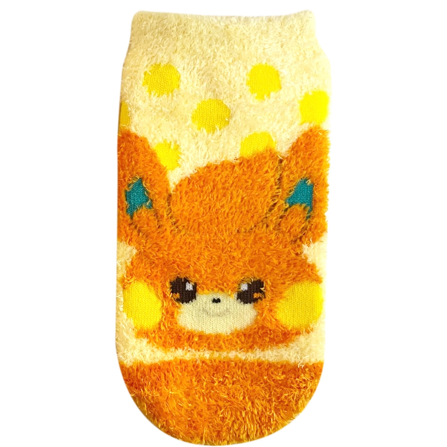もっこもこ靴下　パモ　ドット　キッズ（13～18cm）