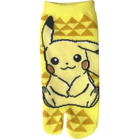 足袋ソックス　ピカチュウ　モダン　レディース（23～25cm）