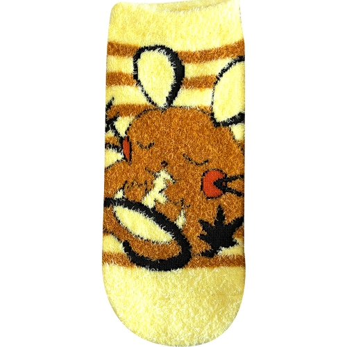 もっこもこ靴下　デデンネ　ボーダー　レディース（23～25cm)