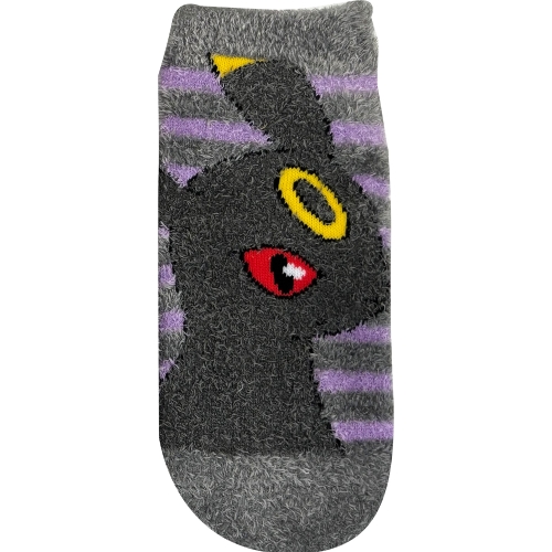 もっこもこ靴下　ブラッキー　ボーダー　レディース（23～25cm)