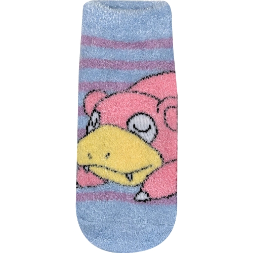 もっこもこ靴下　ヤドン　ボーダー　レディース（23～25cm)