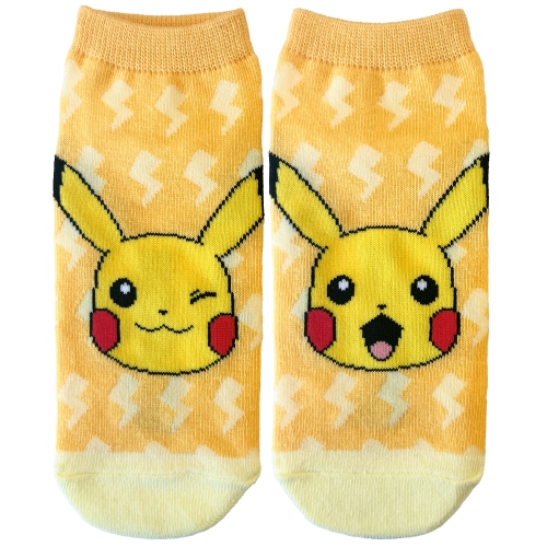 キャラックス　ピカチュウ　表情　レディース（23~25cm)