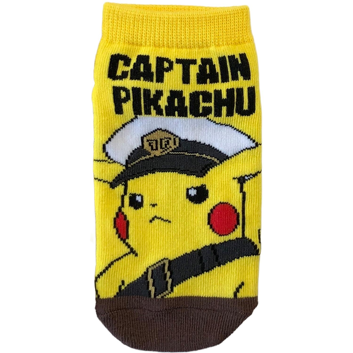 キャラックス　キャプテンピカチュウ　YE×BR　キッズ（13～18cm）