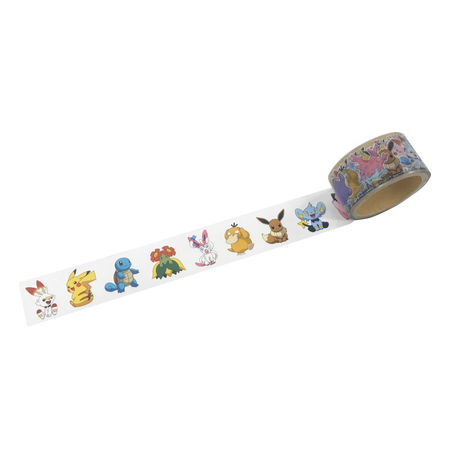 楽天市場】マスキングテープ ポケモンA 1.5cm×長さ3m (100円