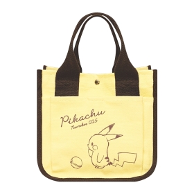 ポケットいっぱいミニトート「Pikachu number025」なにかみつけ ポケットいっぱいミニトート「Pikachu number025」なにかみつけ