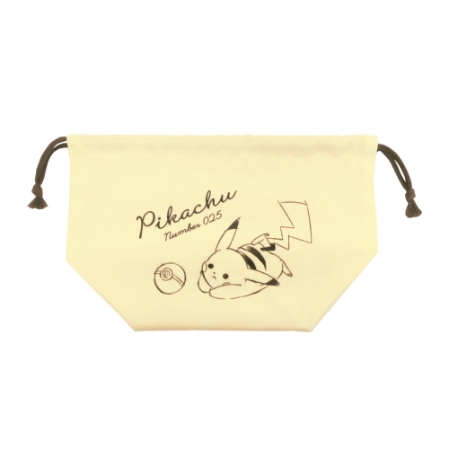 抗菌ランチ巾着「Pikachu number025」イエロー