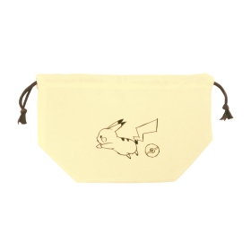 抗菌ランチ巾着「Pikachu number025」イエロー