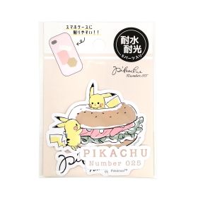 ミニデココラージュシール「Pikachu number025」CAFE