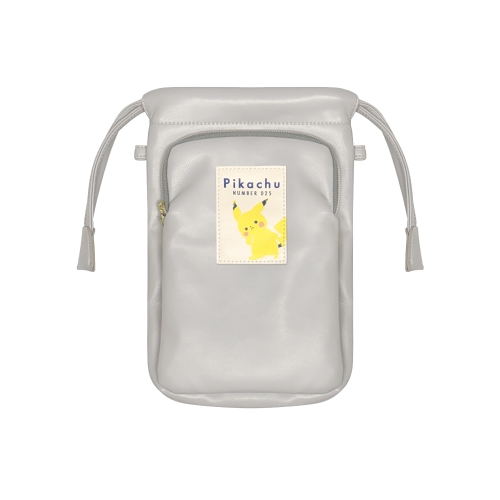 巾着スマートポーチ「Pikachu number025」ひょっこりピカチュウ
