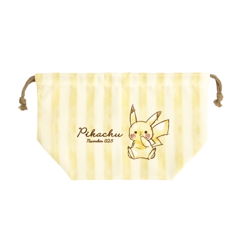 ランチ巾着「Pikachu number025」おすわり