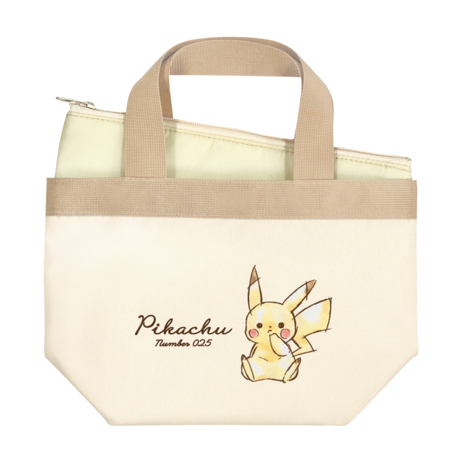 保冷バッグ「Pikachu number025」おすわり