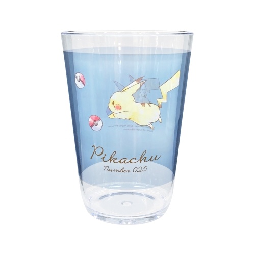 クリアタンブラー４５０ＭＬ「Pikachu number025」おでかけ日和＿ワンポイント