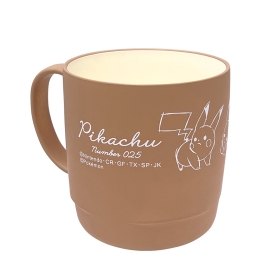 スタッキングカップ「Pikachu number025」ピカチュウ_モカ