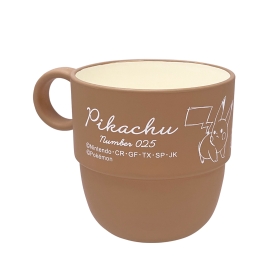 スタッキングカップミニ「Pikachu number025」ピカチュウ_モカ