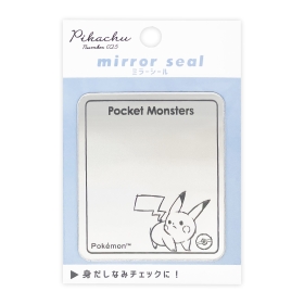 ミラーシール「Pikachu number025」ピカチュウ スクエア
