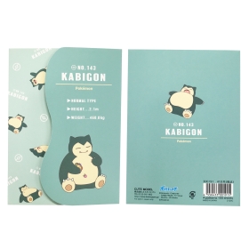 ダイカットカバー付メモ／カビゴン