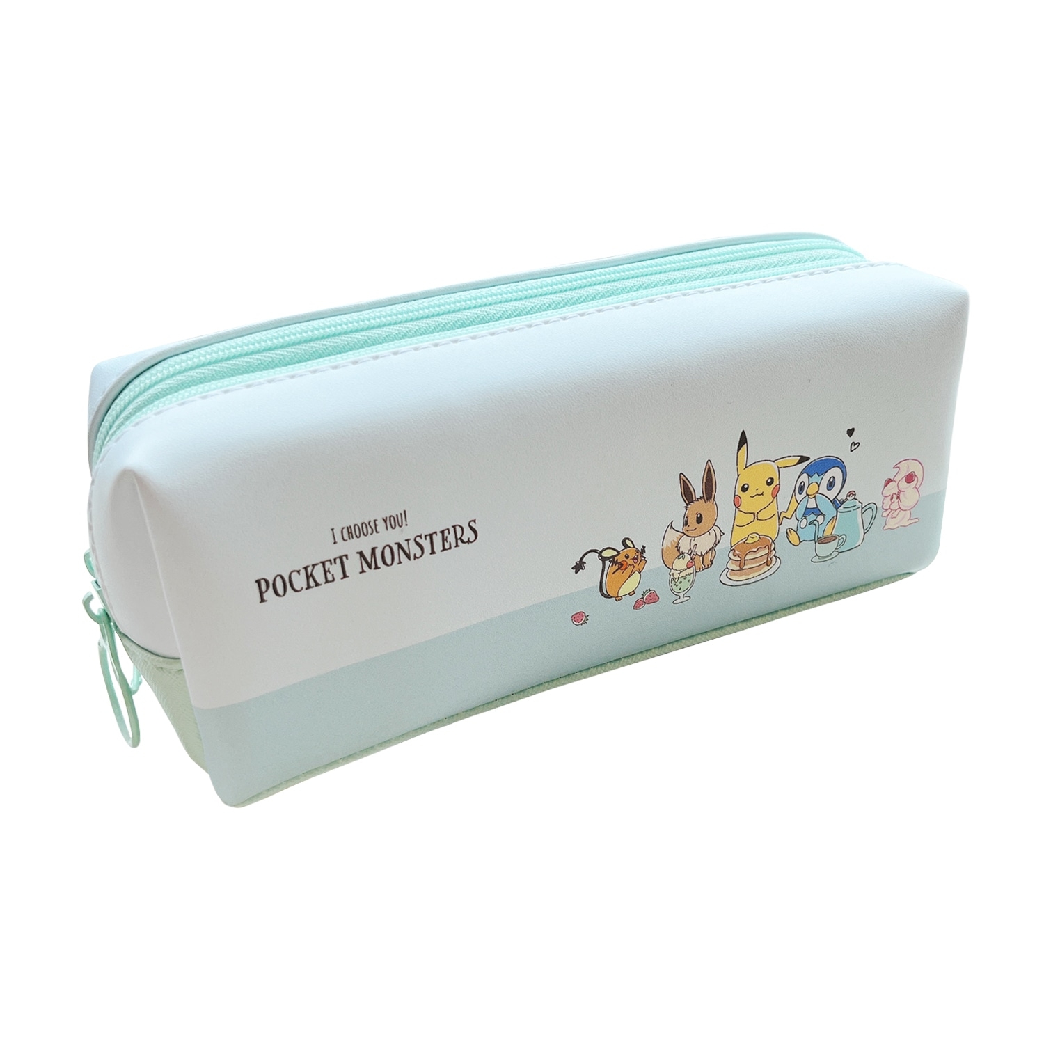 ツインファスナーマルチケース／もぐもぐ