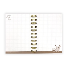 Ａ６Ｗリングノート／ＣＡＦＥ　ＴＩＭＥ＿整列