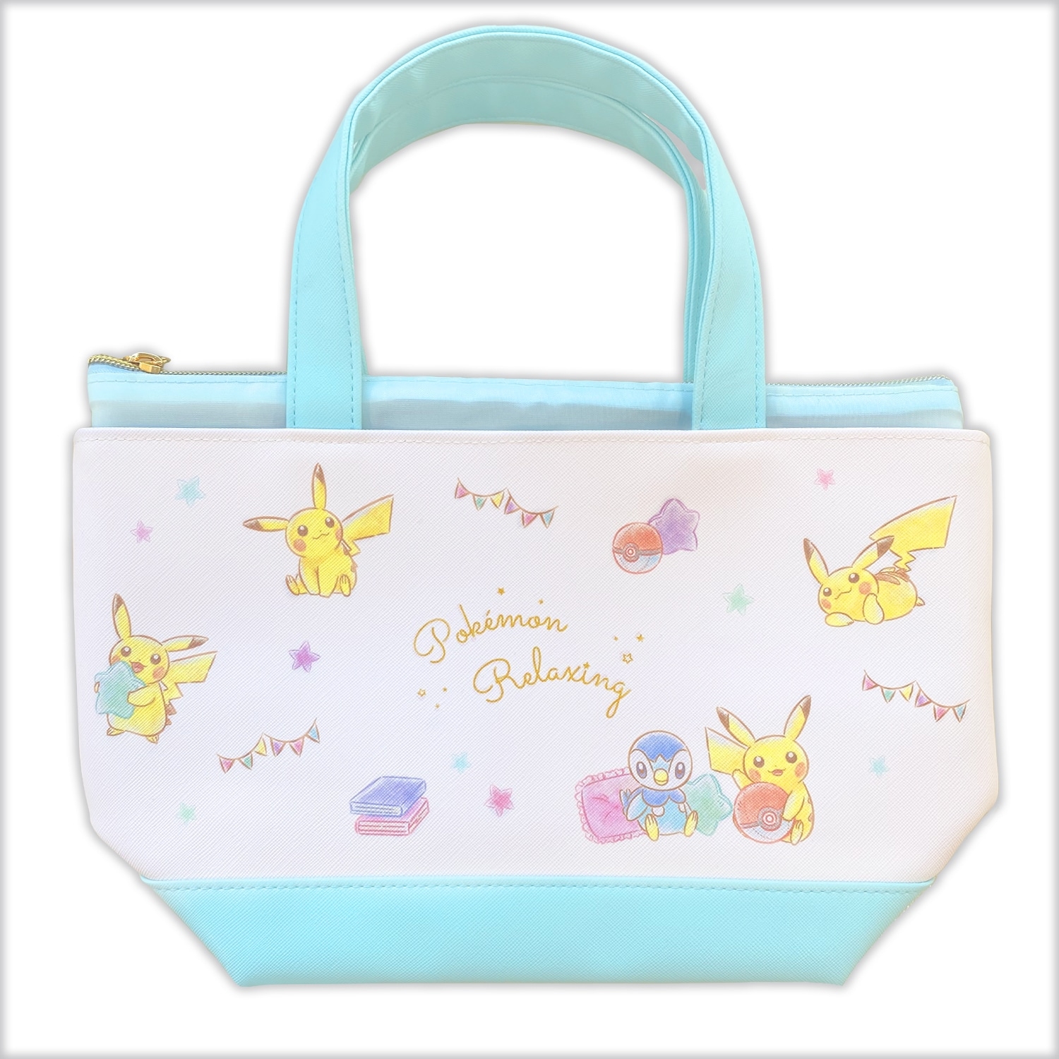 保冷バッグ/ポケモン_ブルー ｜【公式】ポケモンセンターオンライン ポケモン保冷バッグオリジナルチャーム